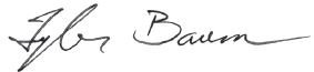 Tyler J. Baum Signature Tyler J. Baum Signature